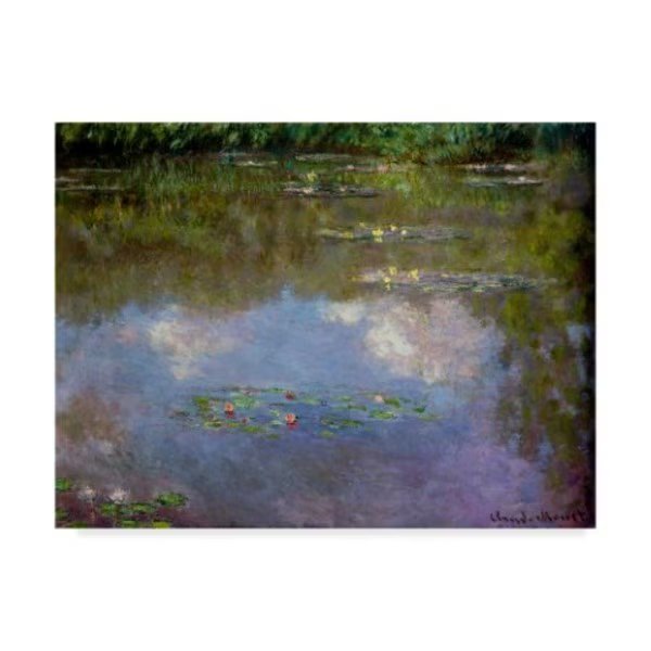 Claude Monet 'Water Lilies, The Cloud, 1903' Canvas Art, 14x19, Trademark Fine Art, Mfr#: BL02271-C1419GG
